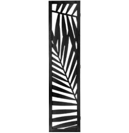 Paravent en bois - Contemp' - L 120 x l 1.8 x H 170 cm - Noir