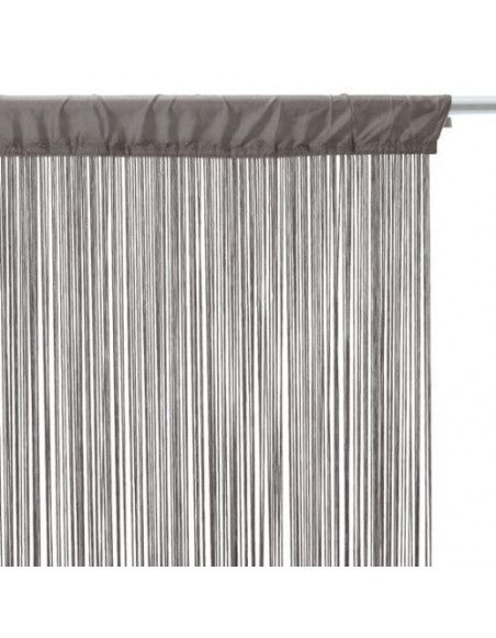 Rideau fils largeur 120 x 240 cm - Gris