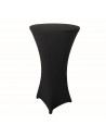 Housse pour table mange debout - D 80 x H 110 cm - Noir