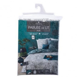 Parure de lit en coton - Jungle - 240 x 220 cm