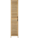 Colonne de rangement en bambou - Beige - L 33 x P 28 x H 168 cm - Cirila