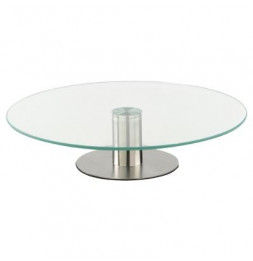 Plateau tournant en verre - D 30 cm