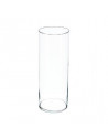 Vase cylindrique en verre - H 40 cm