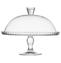 Présentoir à gâteaux - D 32 cm - Verre