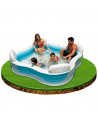 Piscine familiale avec sièges - Grande piscine gonflable