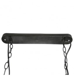 Suspension en métal à 3 têtes - L 105,8 x l 27 x H 64,4 cm - Gris