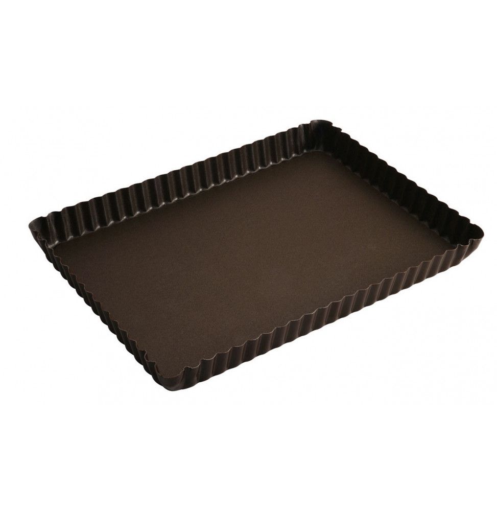 Moule à tarte rectangulaire 29  cm - Gobel - Moule patisserie antiadhérent