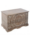 Coffre en bois - Shirel - L 71 x l 42 x H 44 cm
