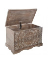 Coffre en bois - Shirel - L 71 x l 42 x H 44 cm