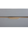 Lit simple à tiroirs Malte - 3 tiroirs de rangement et un tiroir lit - L 205 x l 98 x H 63 cm - Gris