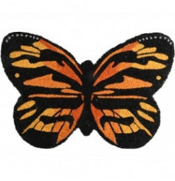 Paillasson en forme de papillon - 60 x 40 cm