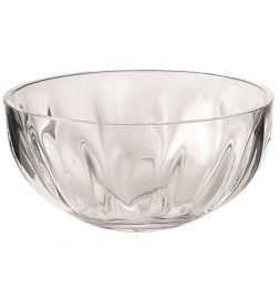 Saladier 30 cm - Guzzini - Transparent aspect verre soufflé