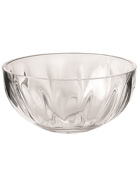 Saladier 30 cm - Guzzini - Transparent aspect verre soufflé