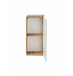 Armoire de salle de bain Archipel White - 35 x 32 x 68 cm - Meuble bas mural