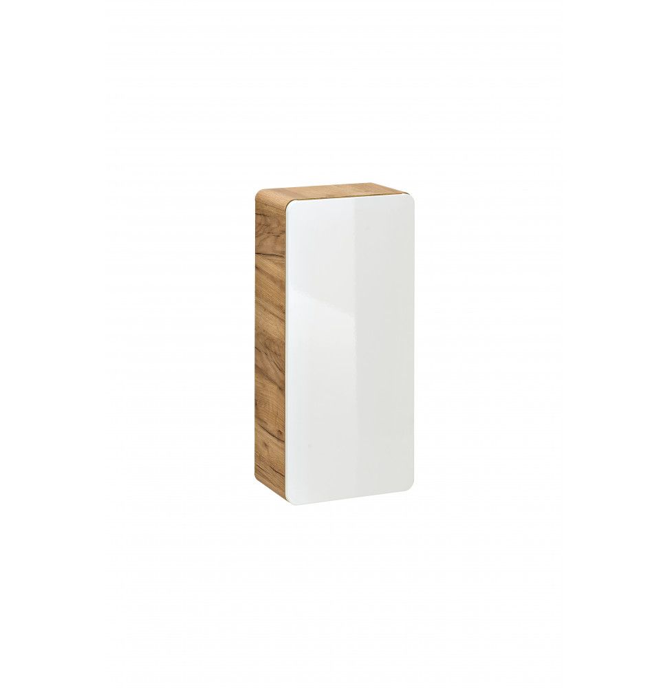 Armoire de salle de bain Archipel White - 35 x 32 x 68 cm - Meuble bas mural