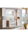 Armoire de salle de bain Archipel White - 35 x 20 x 75 cm - Meuble haut mural