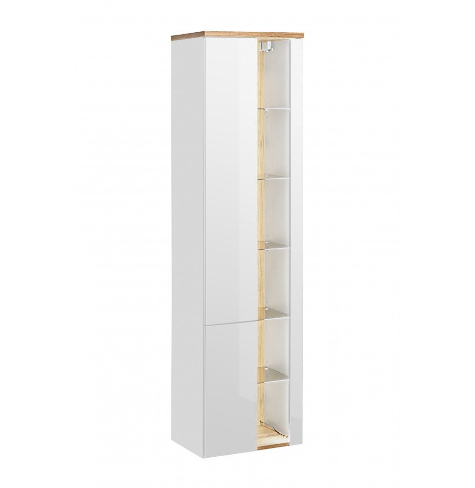 Grande armoire murale - 45 x 33 x 170 cm - Bahama White