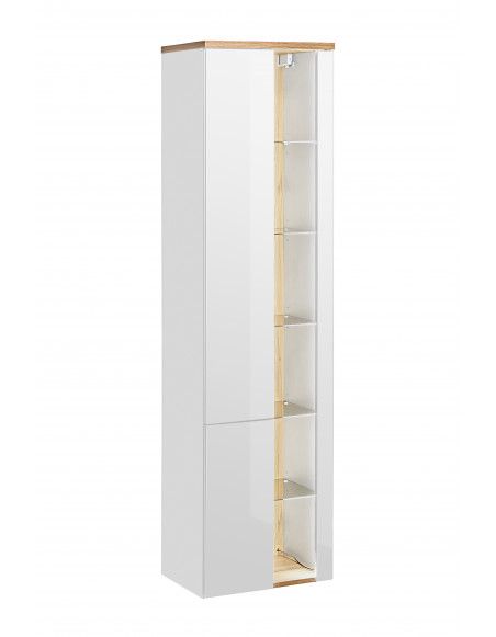 Grande armoire murale - 45 x 33 x 170 cm - Bahama White