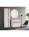Grande armoire murale - 45 x 33 x 170 cm - Caraïbe White