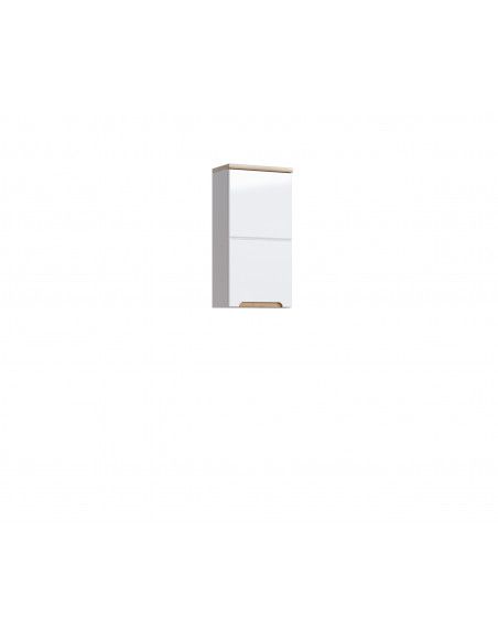 Armoire de salle de bain Cintra White - 35 x 20 x 75 cm - Rangement haut mural