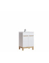 Meuble sous vasque - 60 x 45 x 85 cm - Cintra White