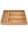 Range couverts en bambou - P  34 cm x l 25 cm x H 4,2 cm - Rangement tiroir