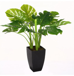 Plante verte artificielle en pot - H 70 cm - Objet de décoration