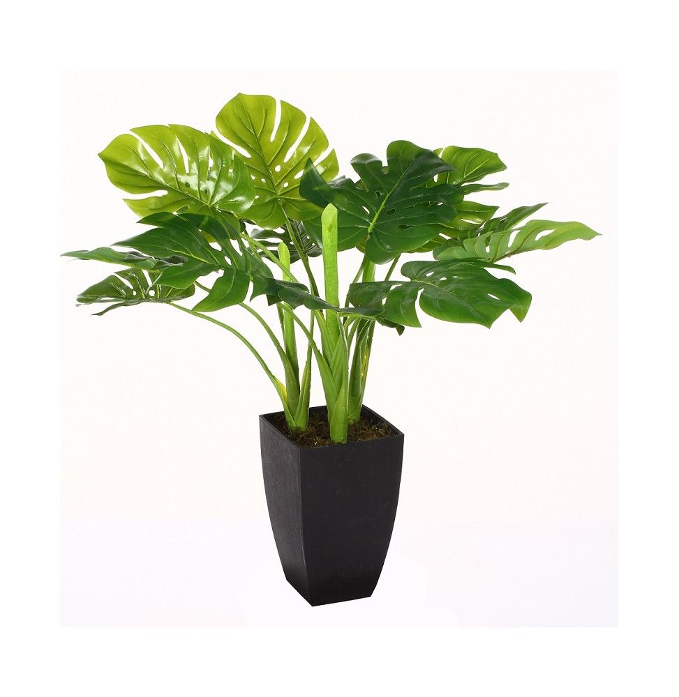 Plante verte artificielle en pot - H 70 cm - Objet de décoration