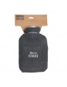 Bouillotte 1 L avec poche - Gris