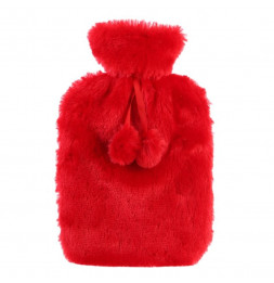 Bouillotte effet fourrure -...