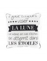 Coussin avec citation - 40 x 40 cm - Il faut toujours