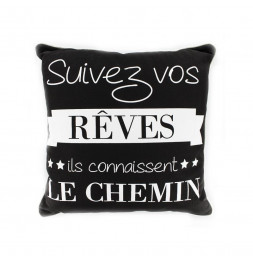 Coussin avec citation - 40...