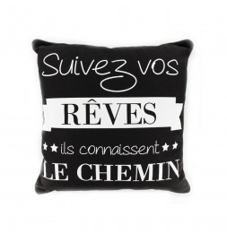 Coussin avec citation - 40...