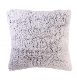 Coussin doux - 40 x 40 cm - Gris