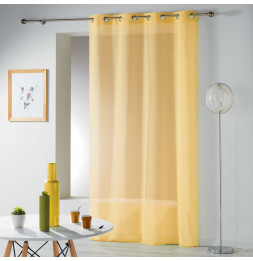 Panneau à oeillets Telma - L 240 x l 140 cm - Jaune