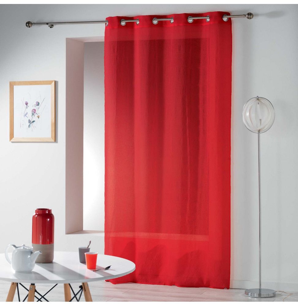 Panneau à oeillets Telma - L 280 x l 140 cm - Rouge