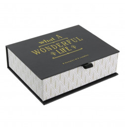 Coffret de 6 bougies - Senteur vanille - Noir