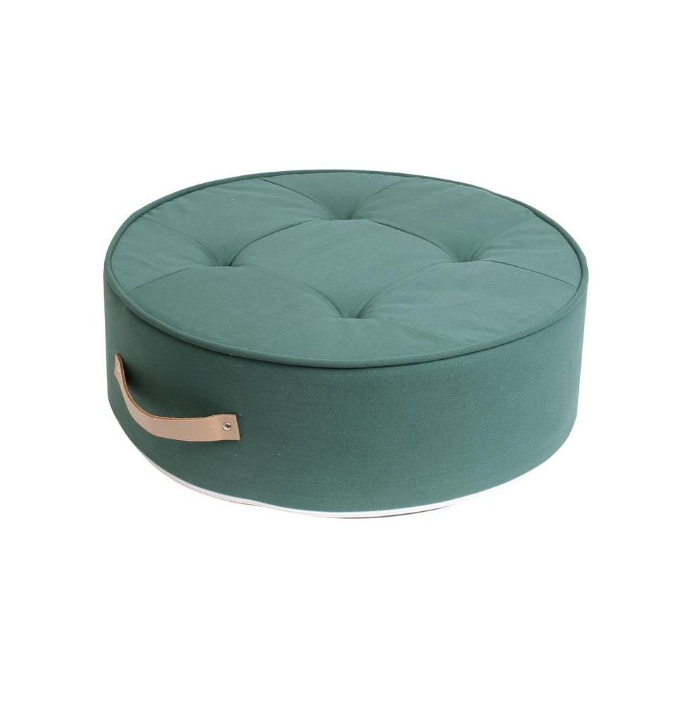 Coussin de sol rond - D 50 cm - Vert