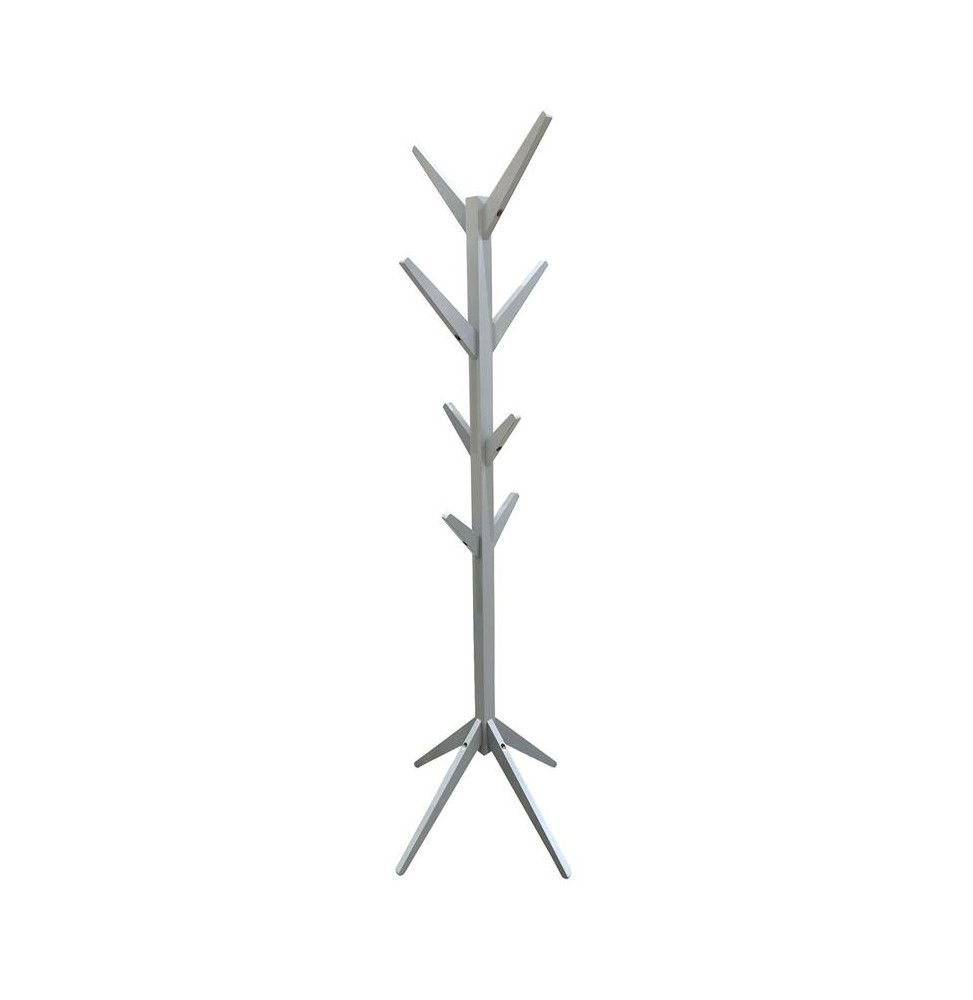 Porte manteaux en forme d'arbre - H 178 cm - Bois - Gris