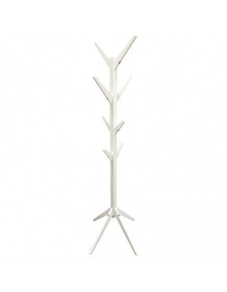 Porte manteaux en forme d'arbre - H 178 cm - Bois - Blanc