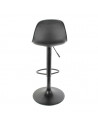 Lot de 2 chaises de bar - Isak - H 104 cm - Noir