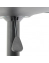 Lot de 2 chaises de bar - Isak - H 104 cm - Noir