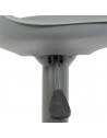 Lot de 2 chaises de bar - Isak - H 104 cm - Gris