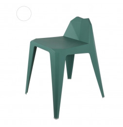 Tabouret en origami - H 61,5 cm - Vert