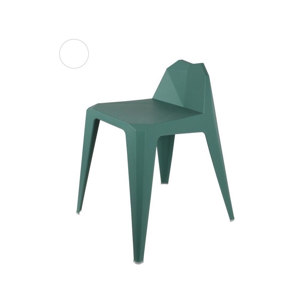 Tabouret en origami - H 61,5 cm - Vert