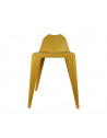 Tabouret en origami - H 61,5 cm - Jaune