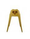 Tabouret en origami - H 61,5 cm - Jaune