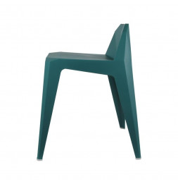 Tabouret en origami - H 61,5 cm - Bleu