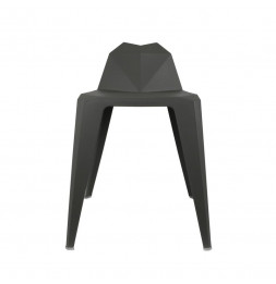 Tabouret en origami - H 61,5 cm - Gris