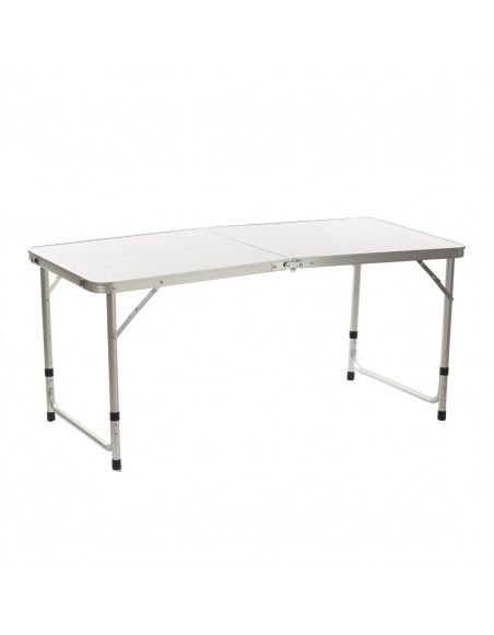Table pliante en aluminium - 60 x 60 cm - Beige